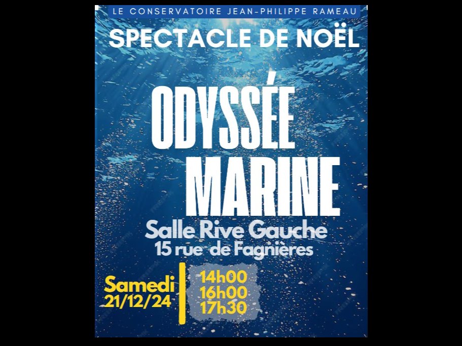 Affiche de « Odyssée Marine »