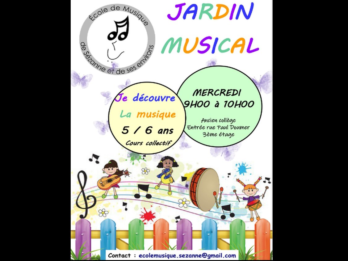 Affiche de « Initiation - Jardin Musical »